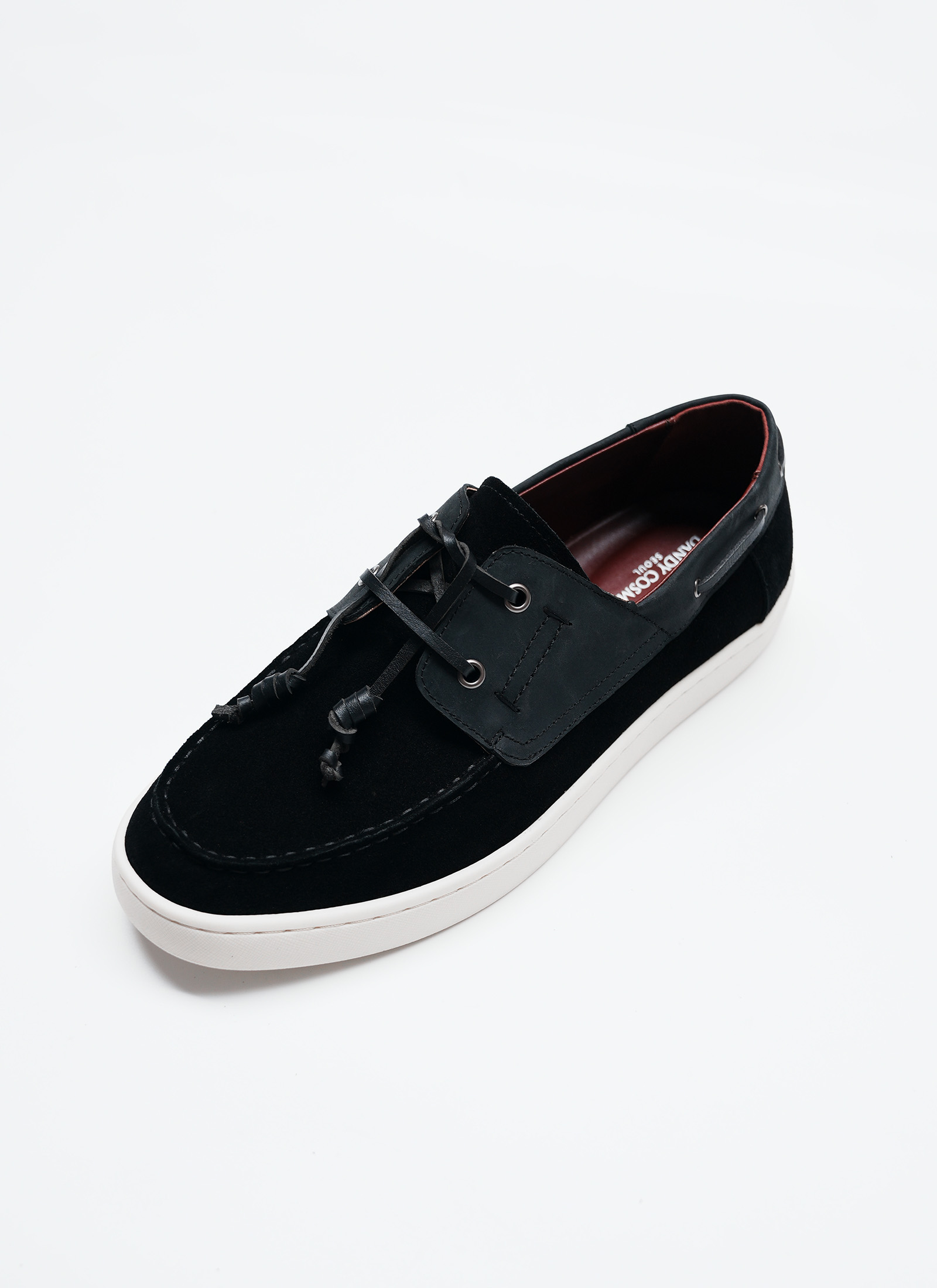 BLACK LEATHER LOAFERS SHOES - Image 2