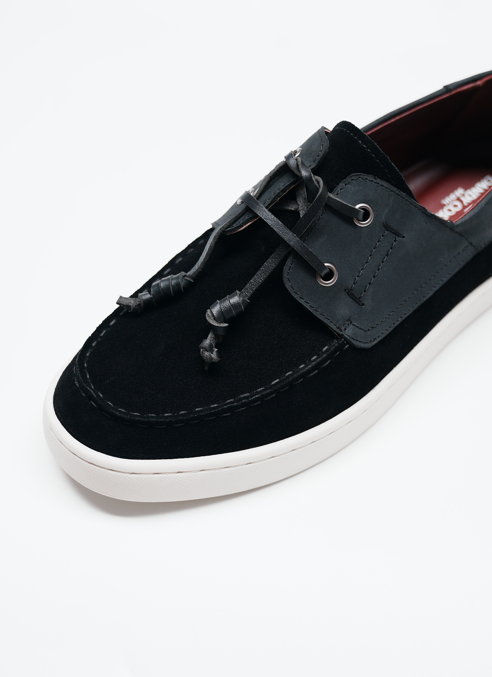 BLACK LEATHER LOAFERS SHOES - Image 4