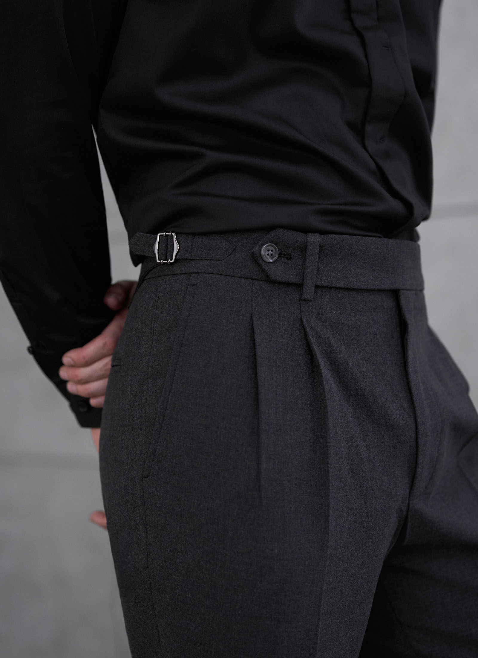 Classic Pant Double Pleated Trouser - Image 4