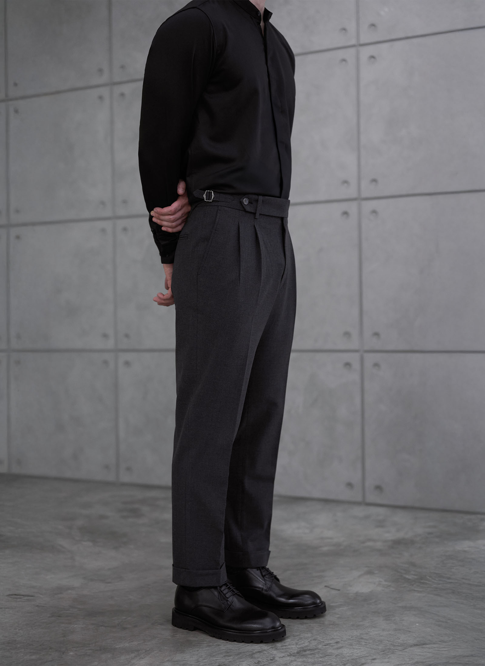 Classic Pant Double Pleated Trouser - Image 5
