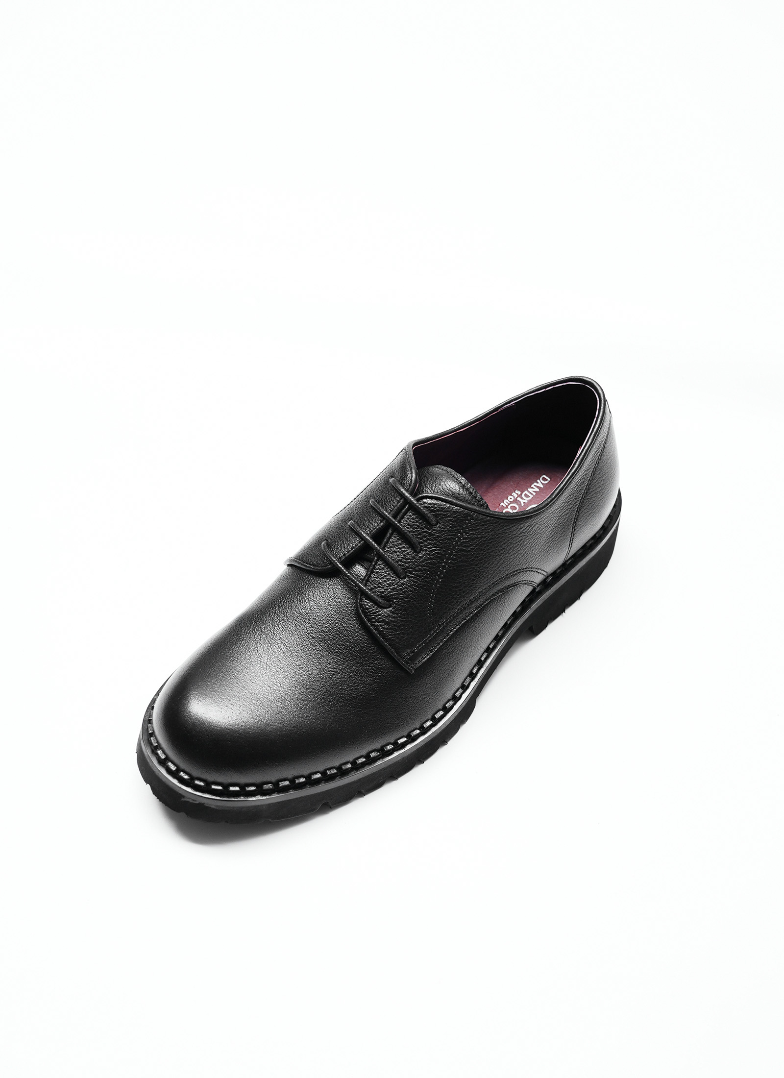Real Leather Shoes Black - Image 2