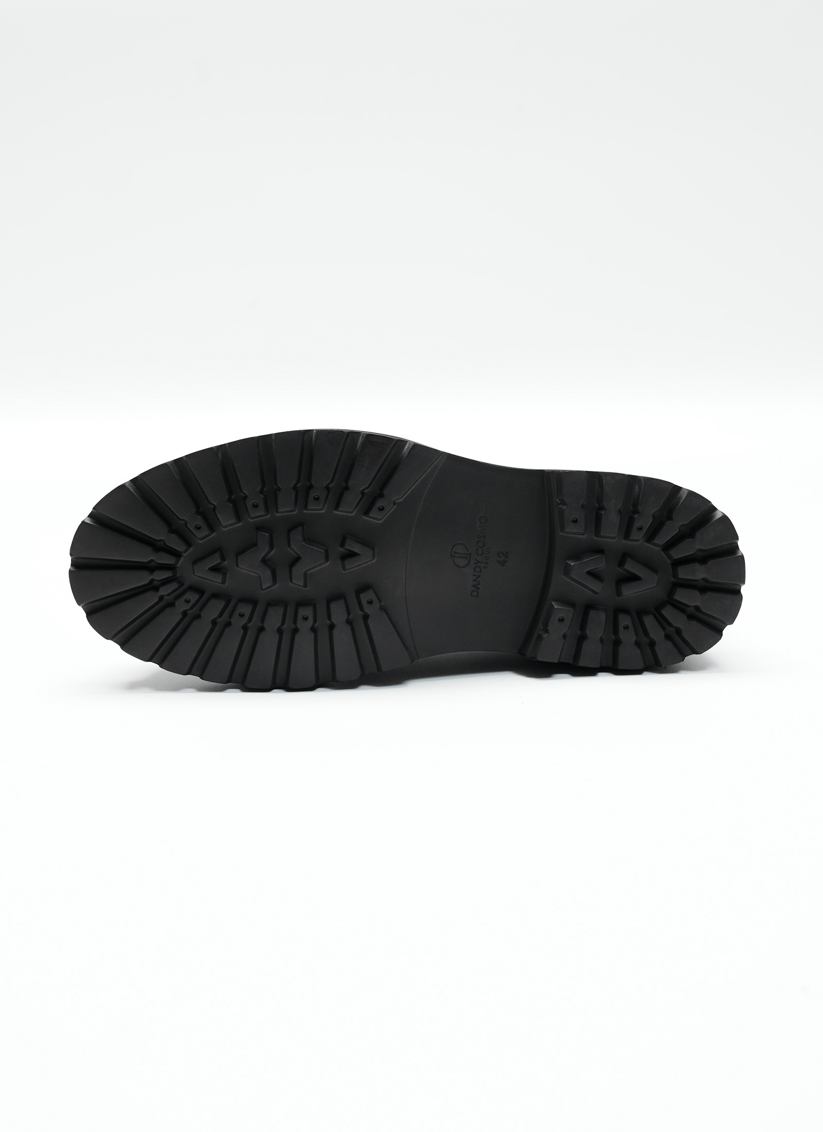 Real Leather Shoes Plain Black - Image 5