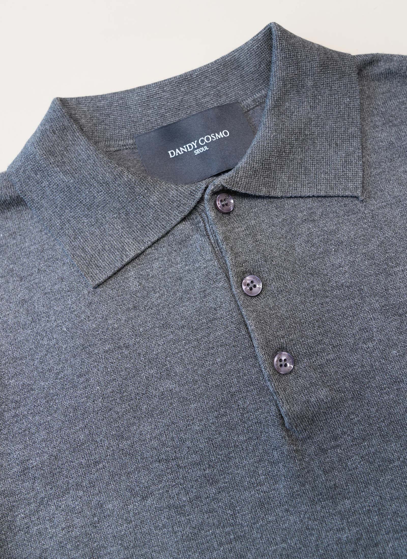 VELVETY KNIT POLO - Image 3