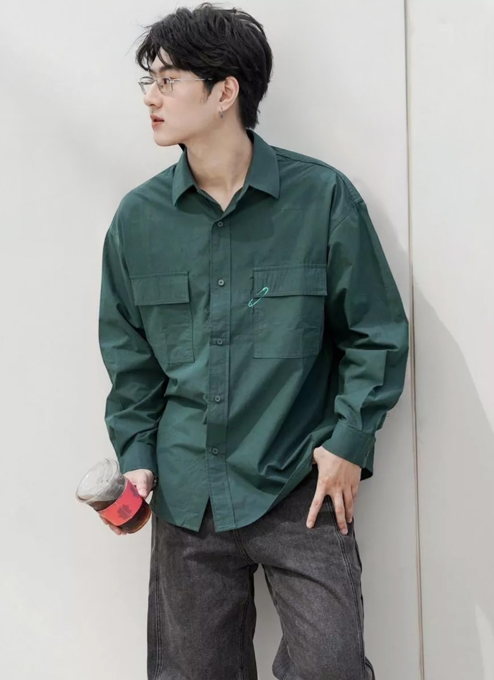 PIN POINT OVER SHIRT - Image 2