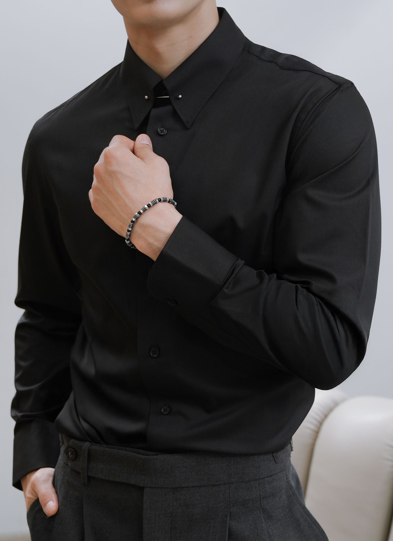 SILVER PIN SHIRT - Image 3