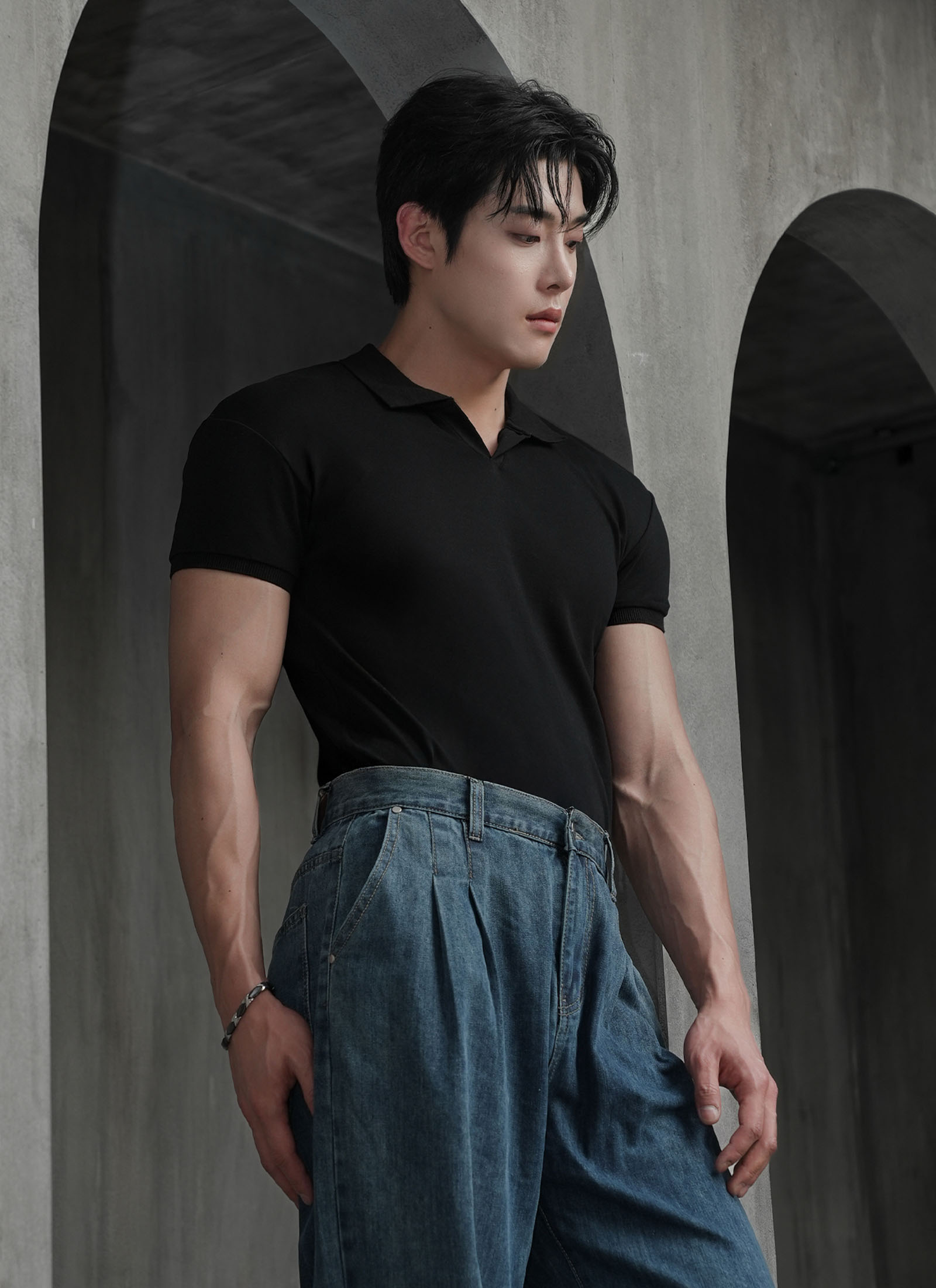 MUSCLE FIT POLO NECK - Image 2