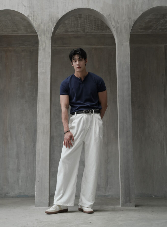 CLOUDLINE Linen Wide-Leg Pant