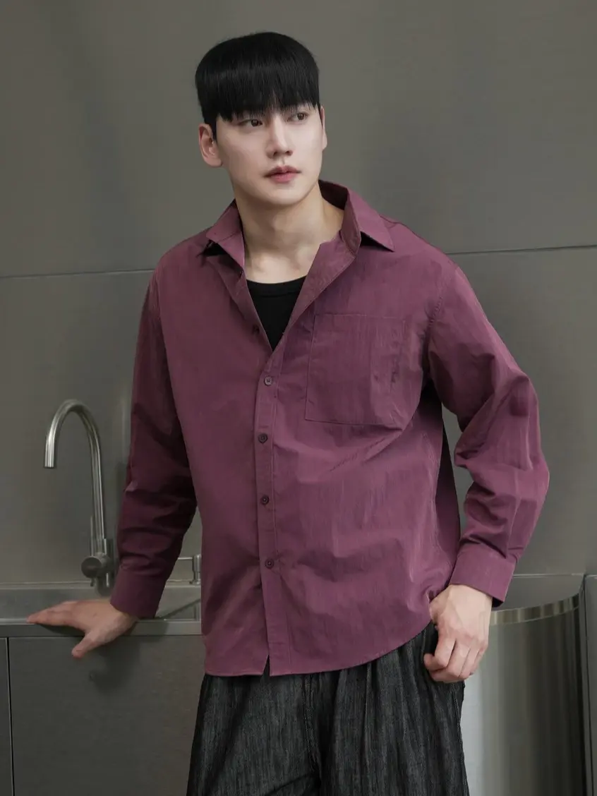 Velcor Cotton-Nylon Crinkle Shirt - Image 8