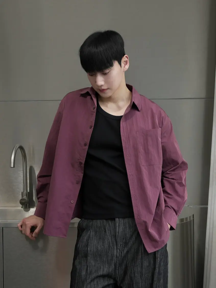 Velcor Cotton-Nylon Crinkle Shirt - Image 7