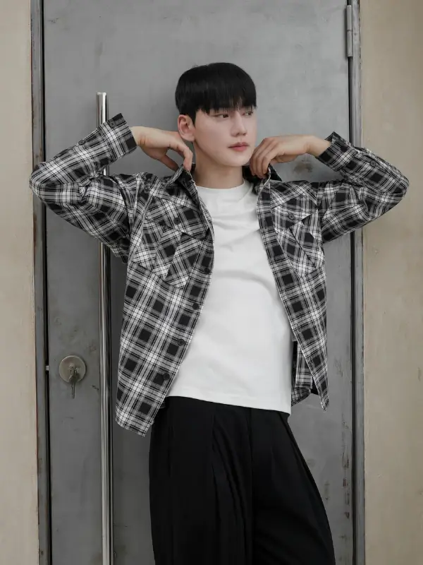 TYPICAL BLACKLINE PLAID Shirt - Image 5