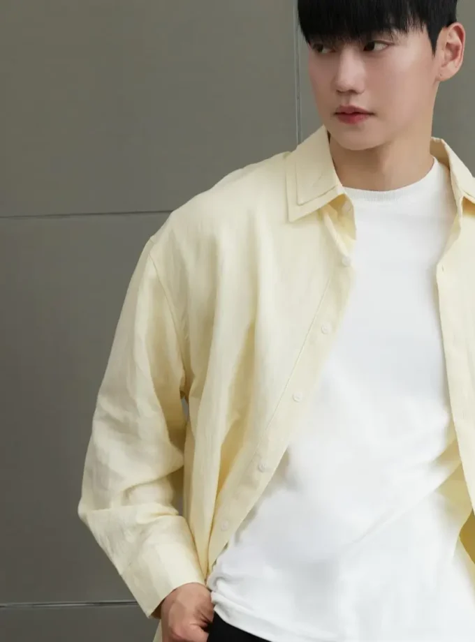Aurel Soft Crease Texture Shirt