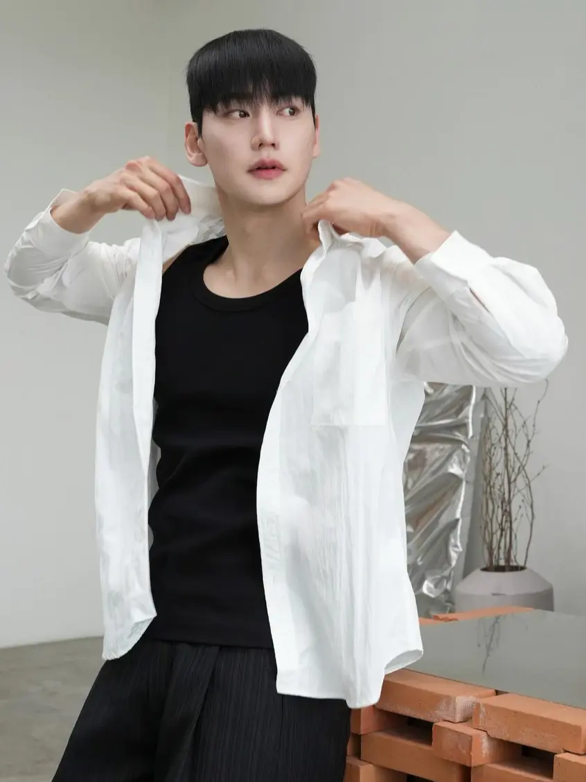Velcor Cotton-Nylon Crinkle Shirt